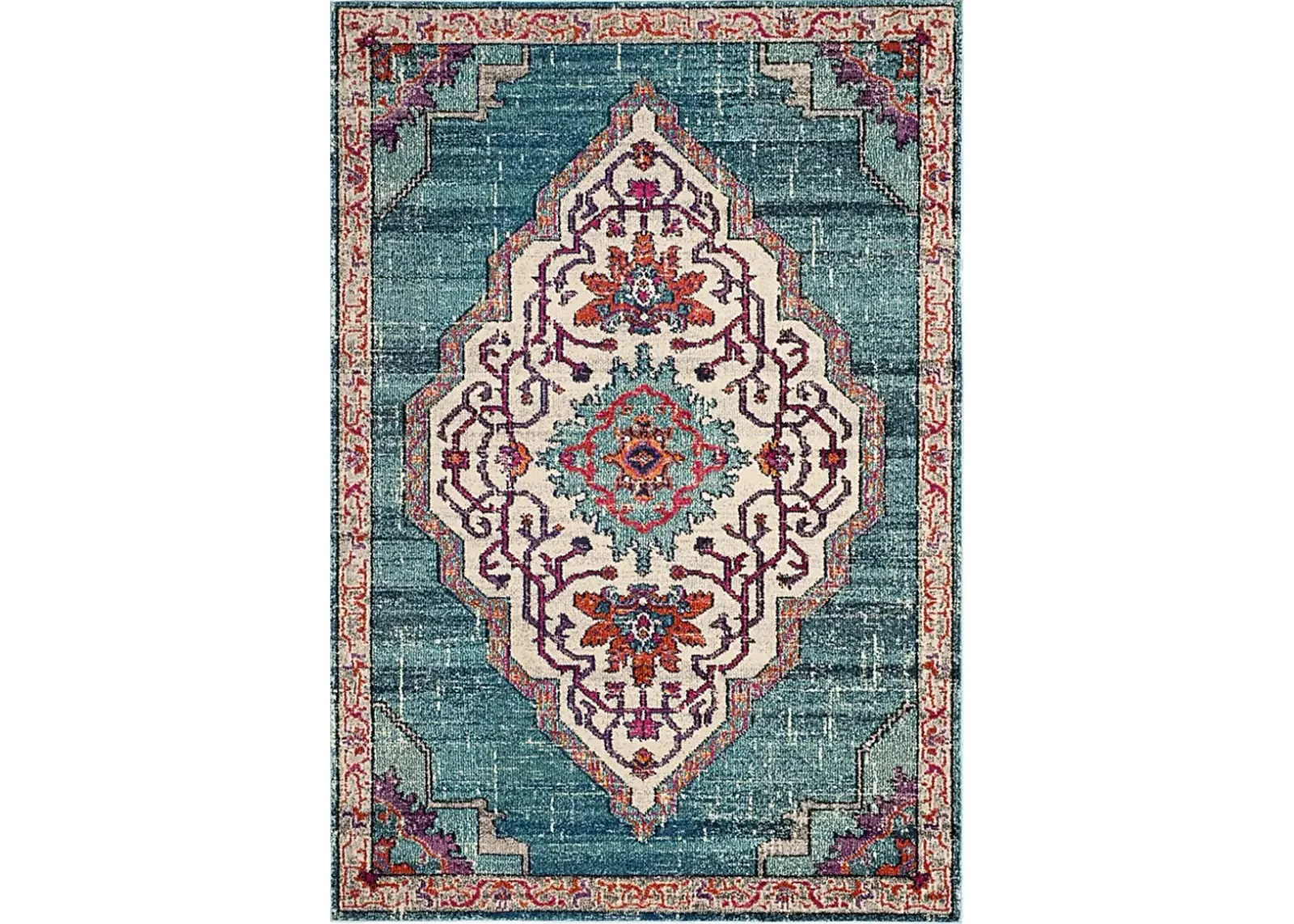 Featherbrook Blue 6'7 x 9'2 Rug