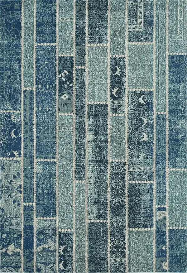 Sadia Blue 5'1 x 7'7 Rug