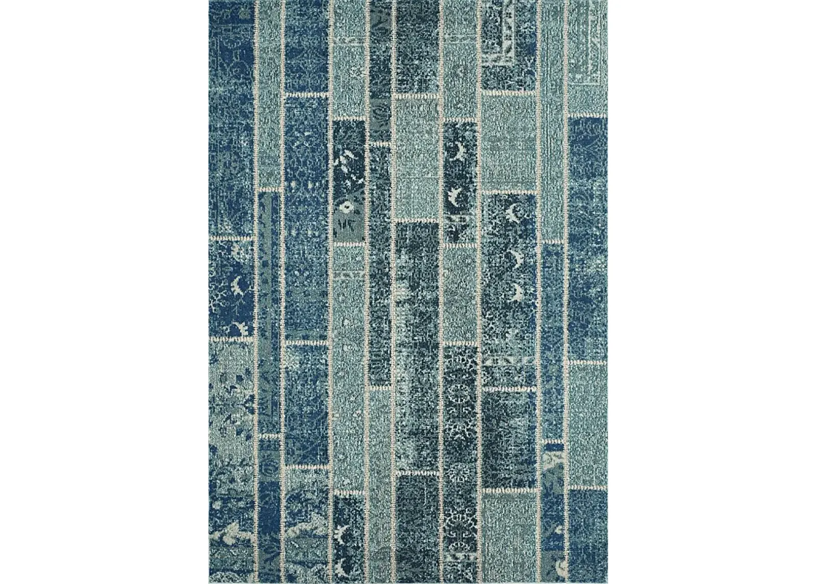 Sadia Blue 6'7 x 9'2 Rug