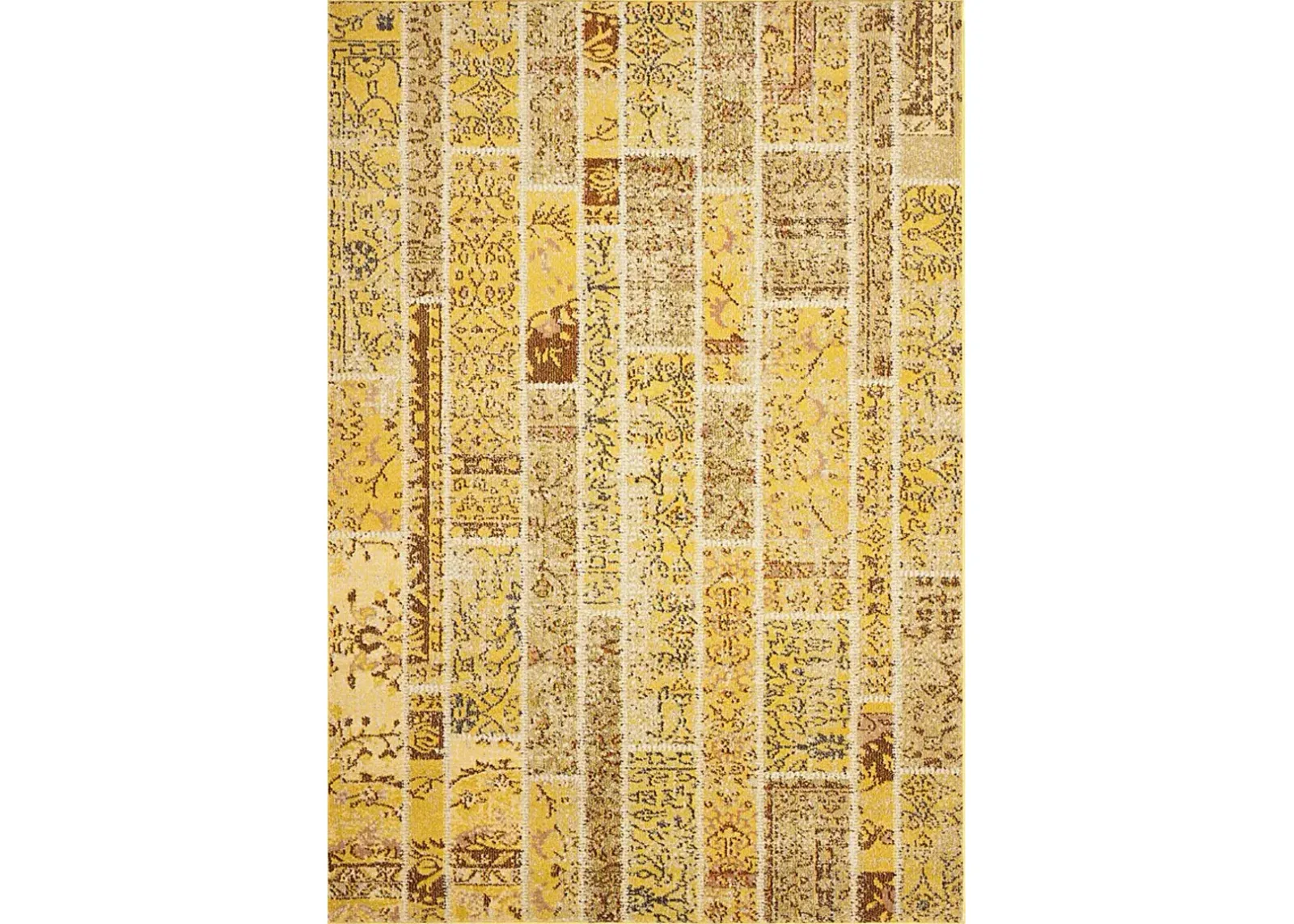 Sadia Yellow 5'1 x 7'7 Rug