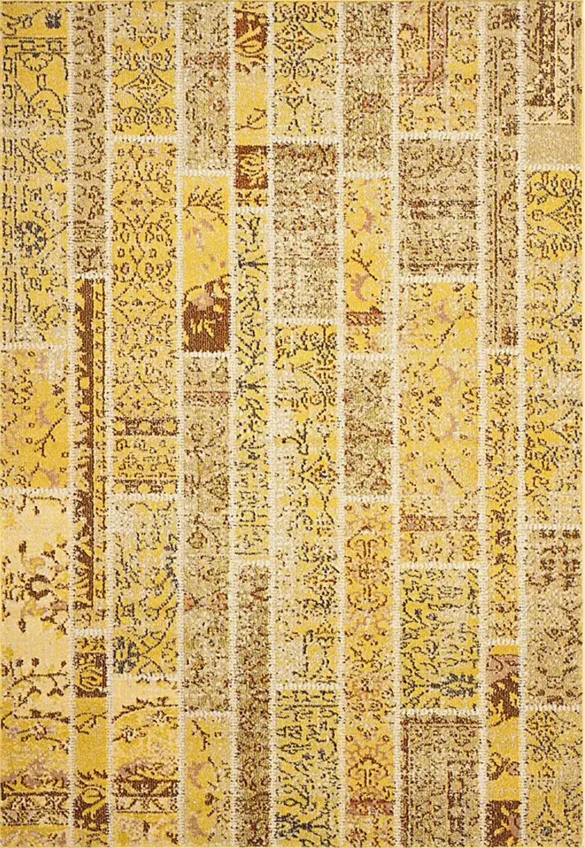 Sadia Yellow 5'1 x 7'7 Rug