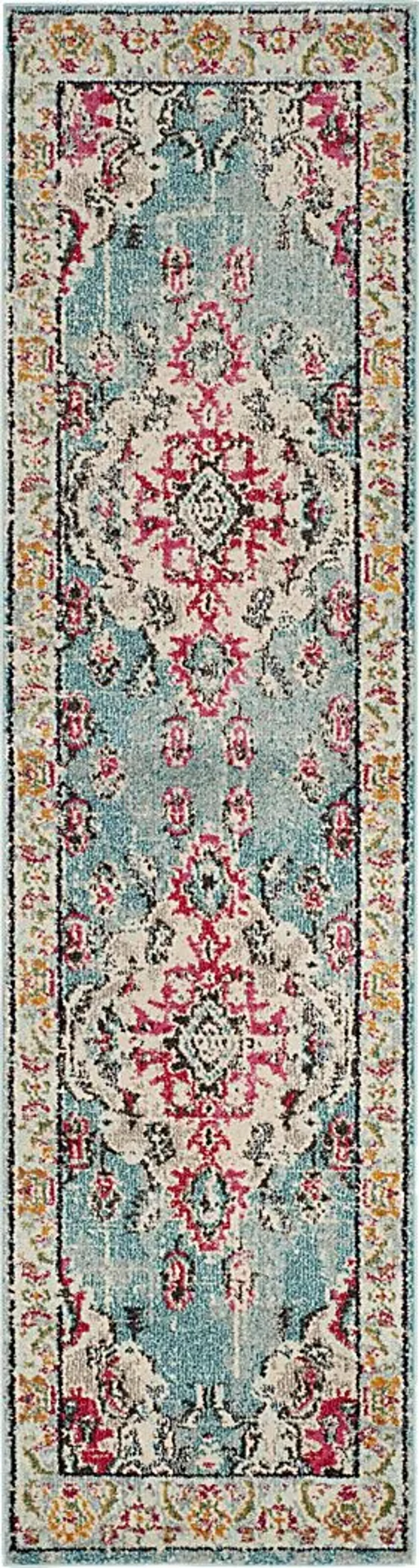 Jailyn Blue 2'2 x 10' Runner Rug