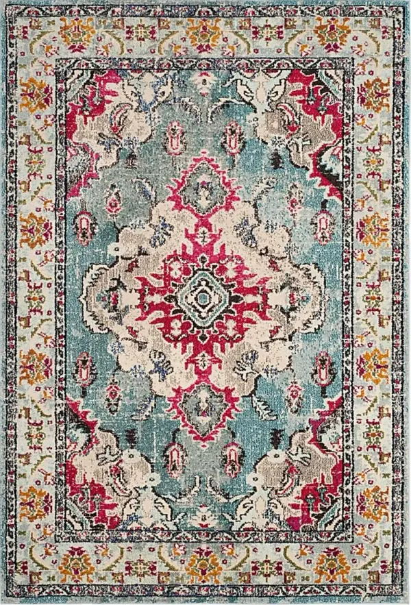 Jailyn Blue 5'1 x 7'7 Rug