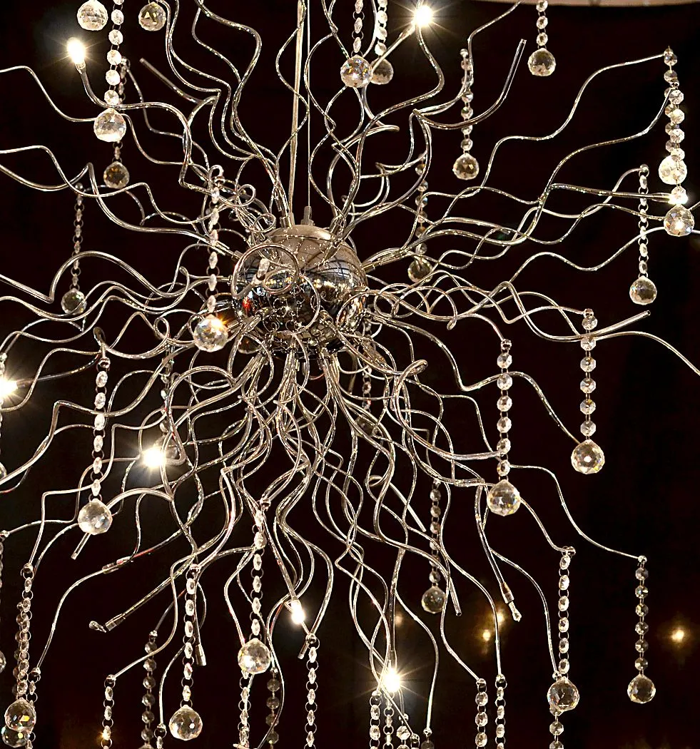 Doradus Silver Chandelier