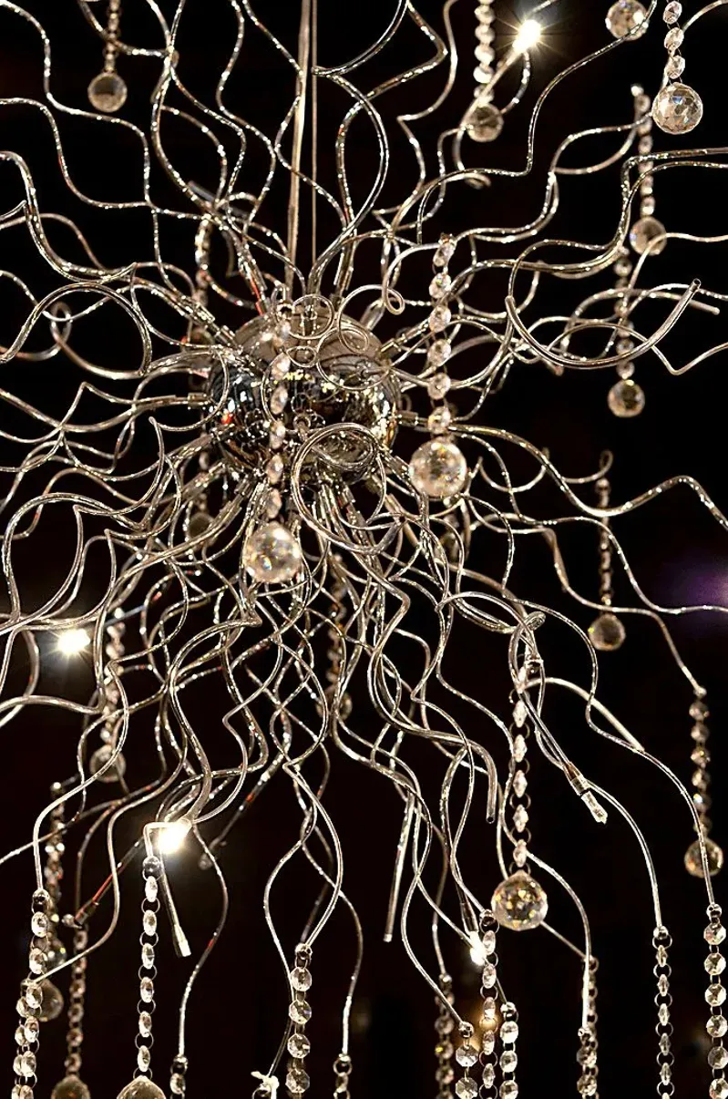 Doradus Silver Chandelier