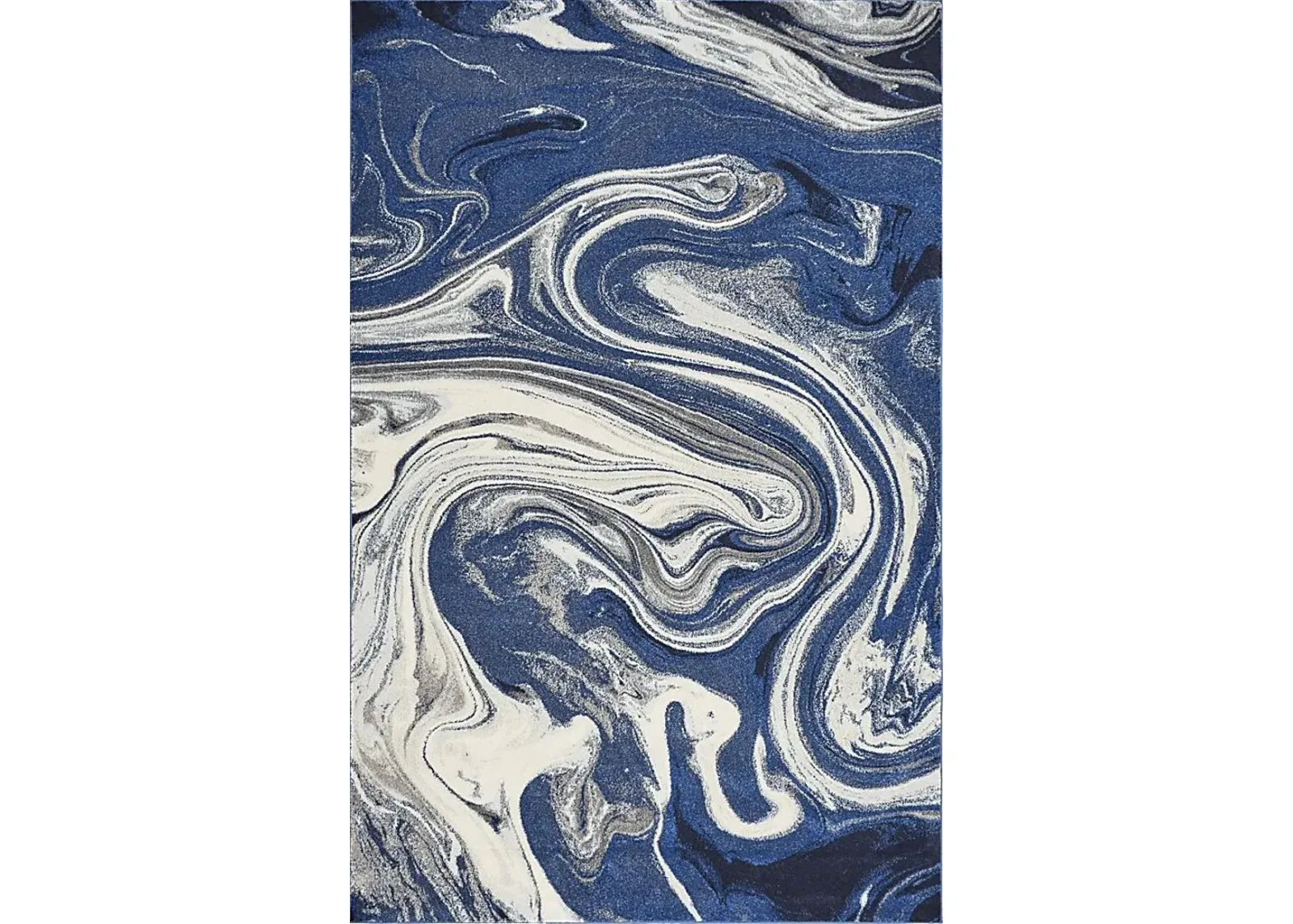 Aymil Blue 6'7 x 9'6 Rug