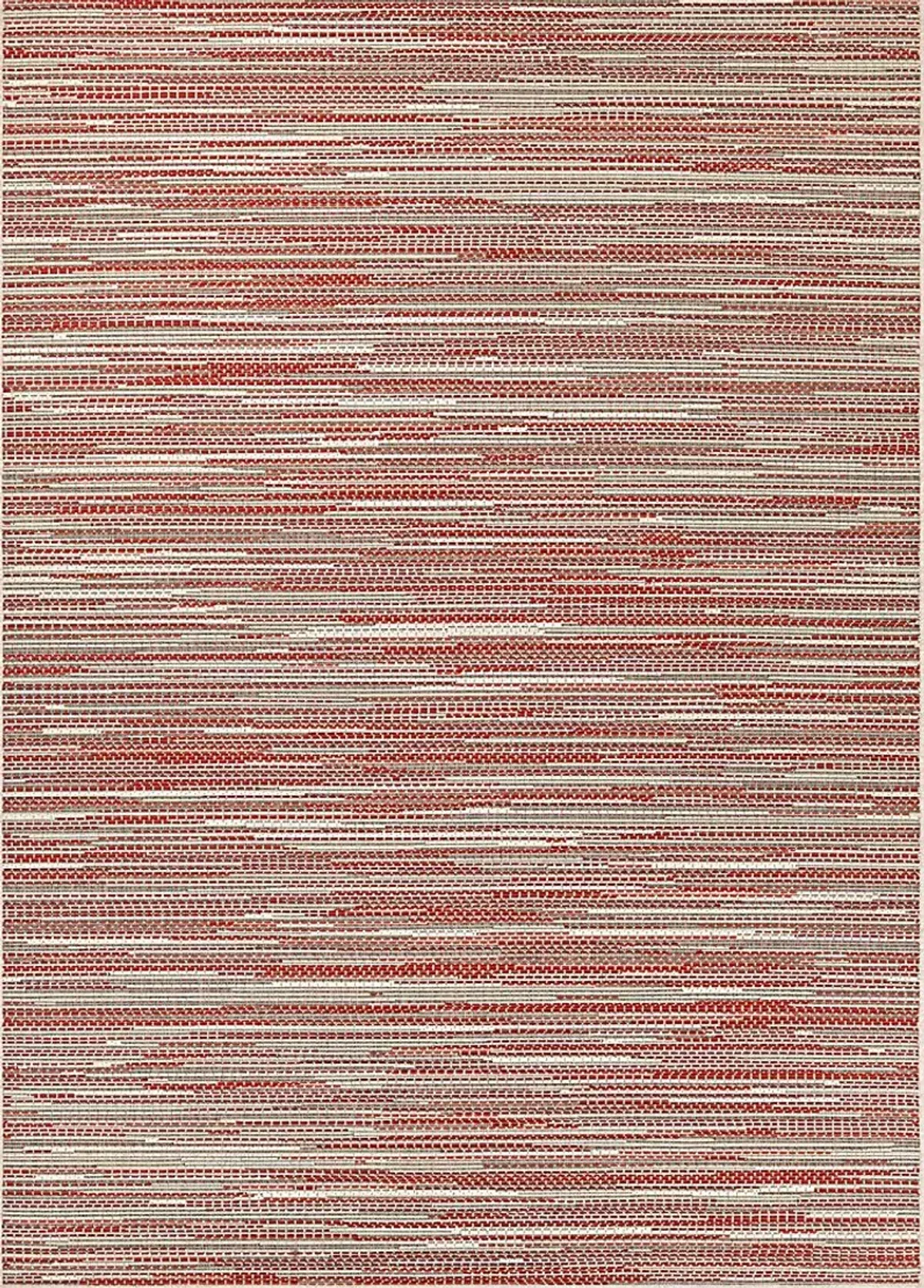 Alassio Red 7'6 x 10'9 Indoor/Outdoor Rug