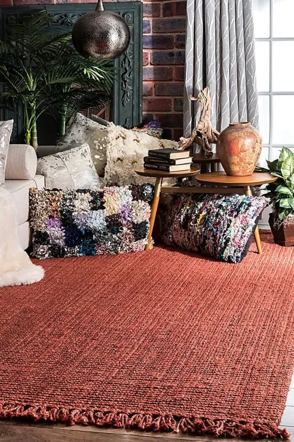Everley Red 5' x 8' Rug