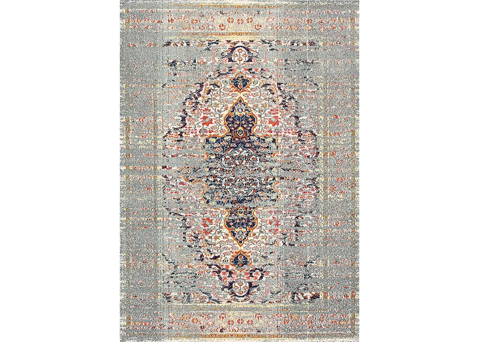 Jaivira Gray 8' x 11' Rug