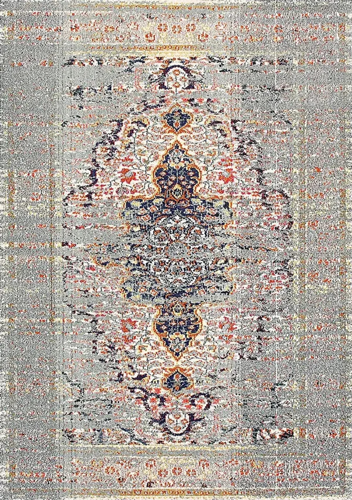 Jaivira Gray 7' x 9' Rug