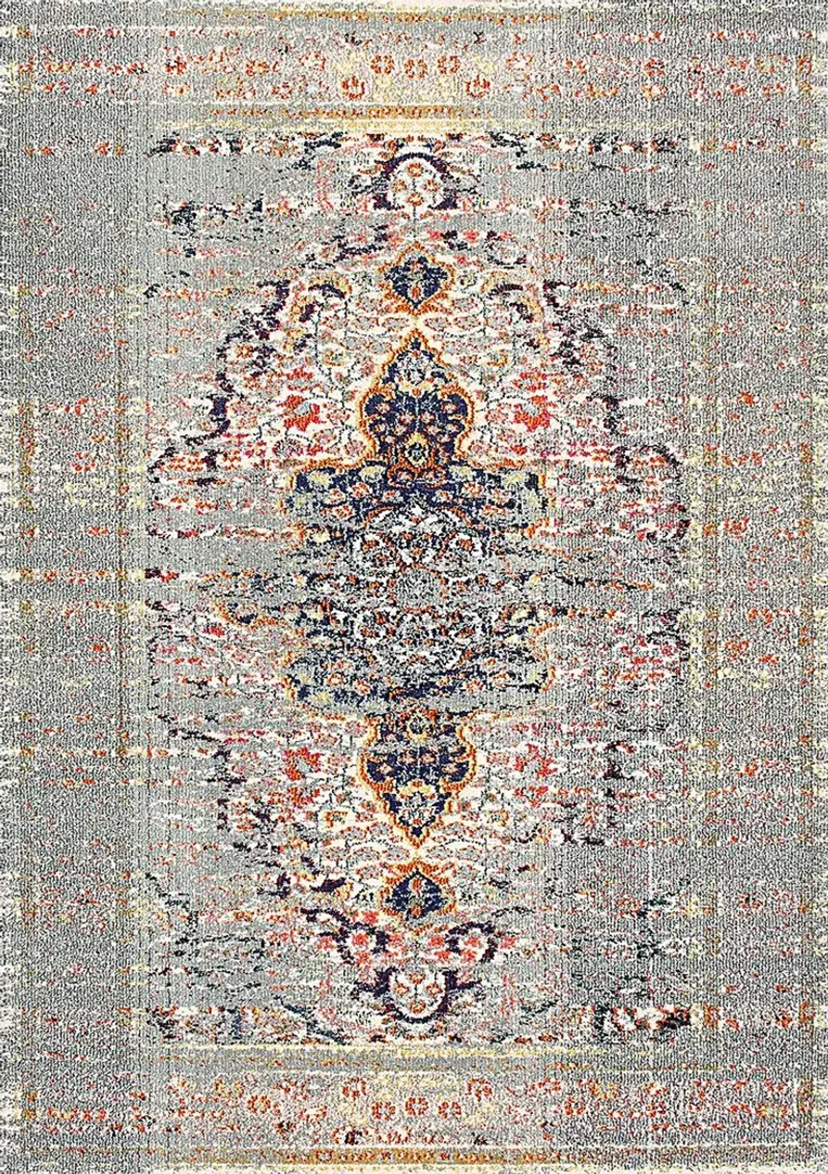 Jaivira Gray 4' x 6' Rug