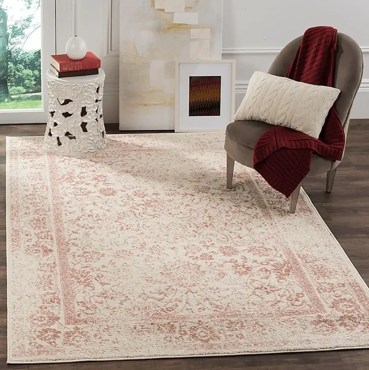 Ardyne Red 6' x 9' Rug