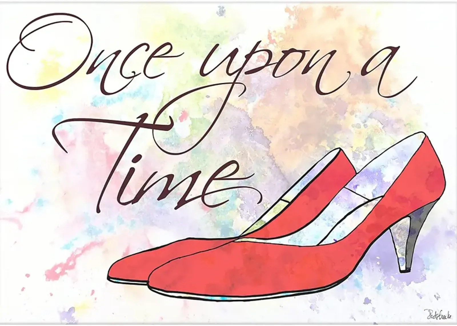 Kids Once Upon a Time Slippers Artwork