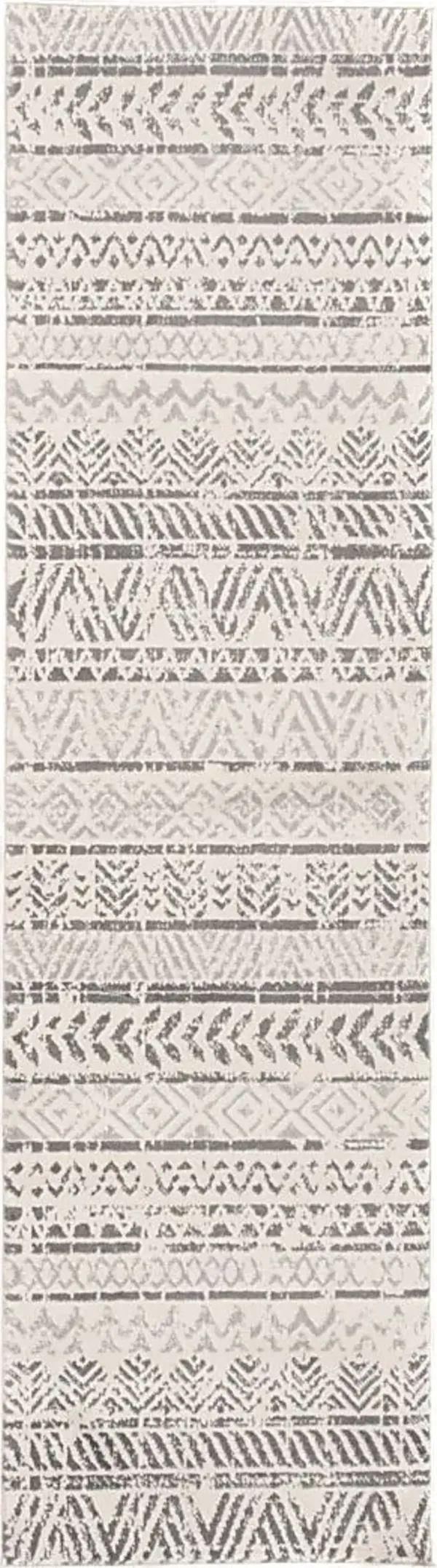 Farid Gray 2' x 7' Runner Rug
