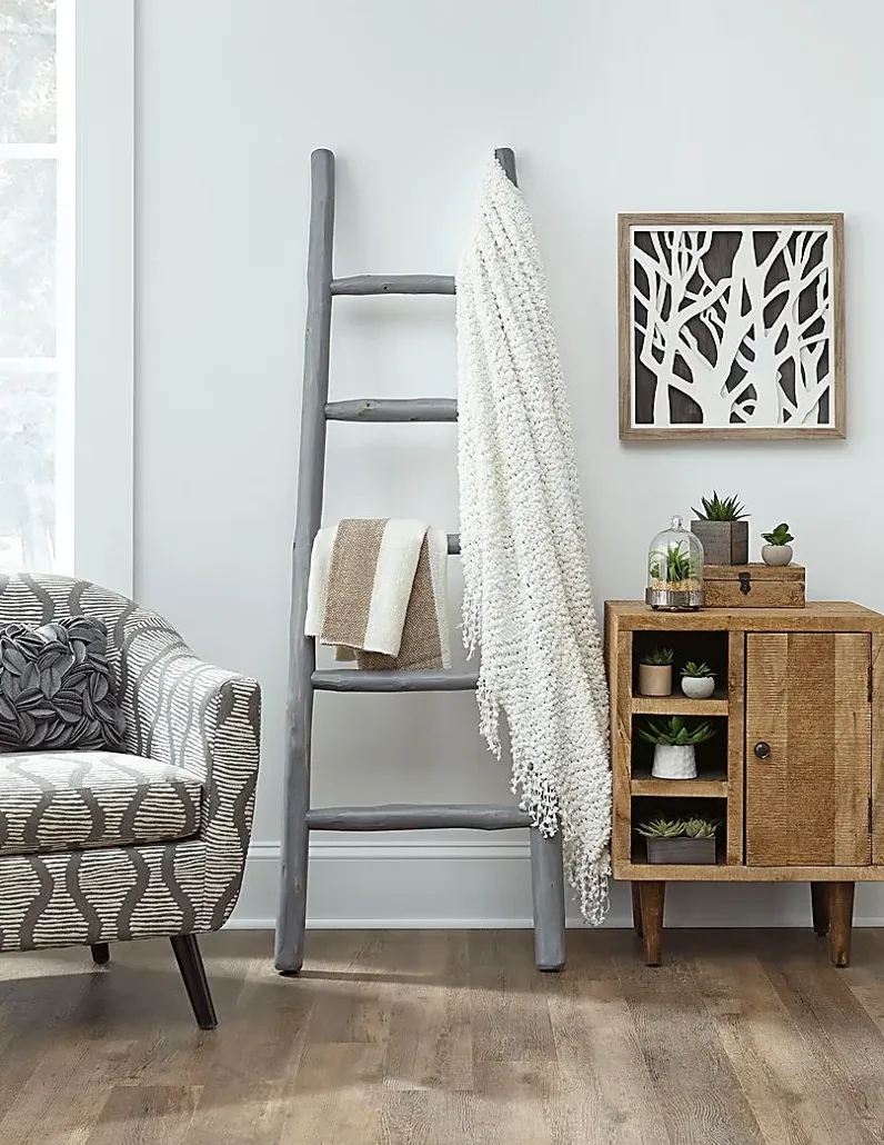 Vawter Gray Decorative Ladder