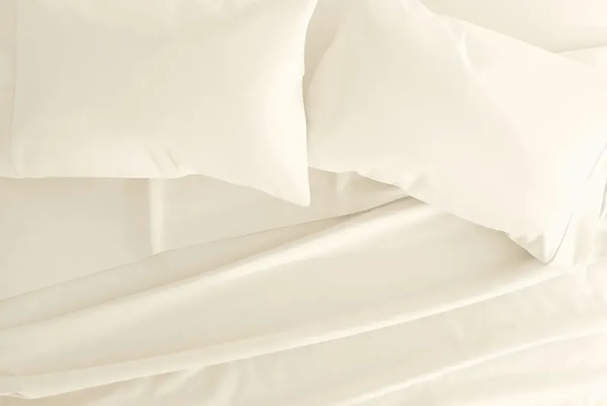 Belden Landing Ivory 4 Pc King Bed Sheet Set