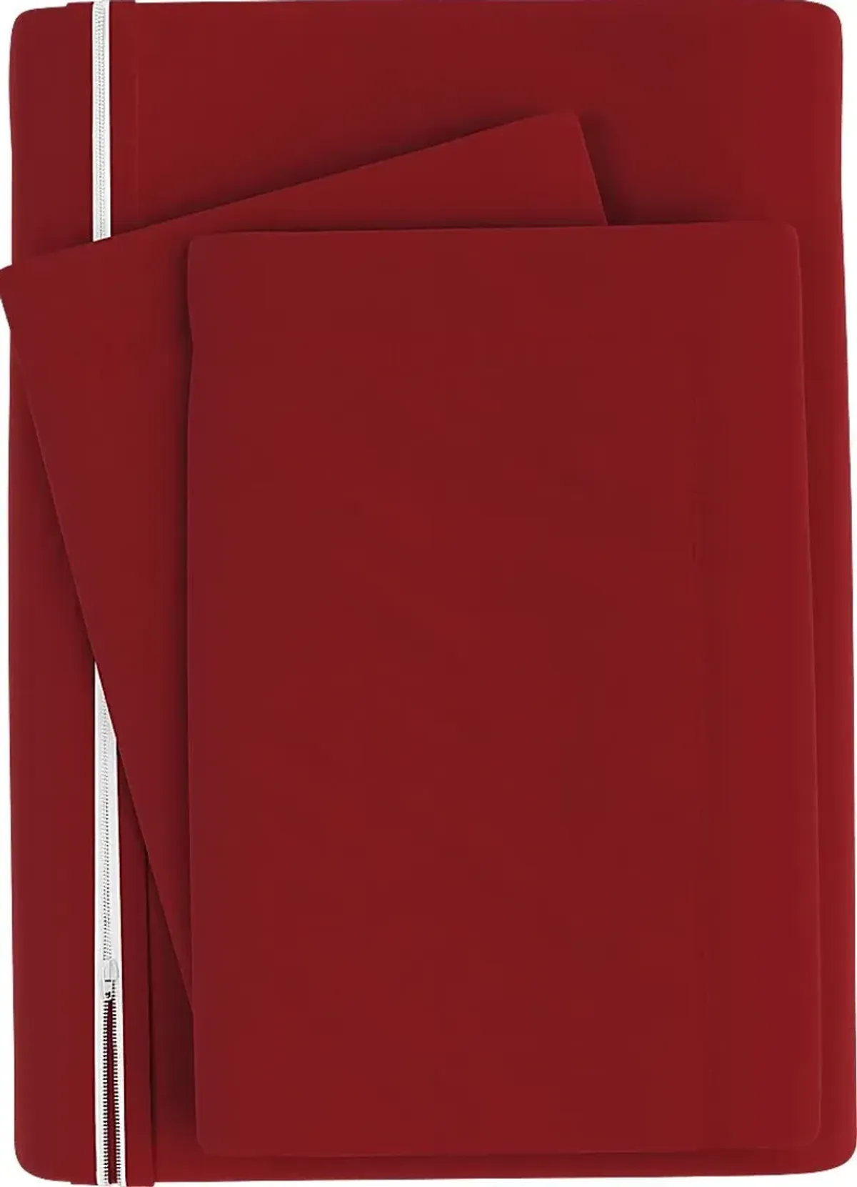 Belden Landing I Red 3 Pc King Duvet Set