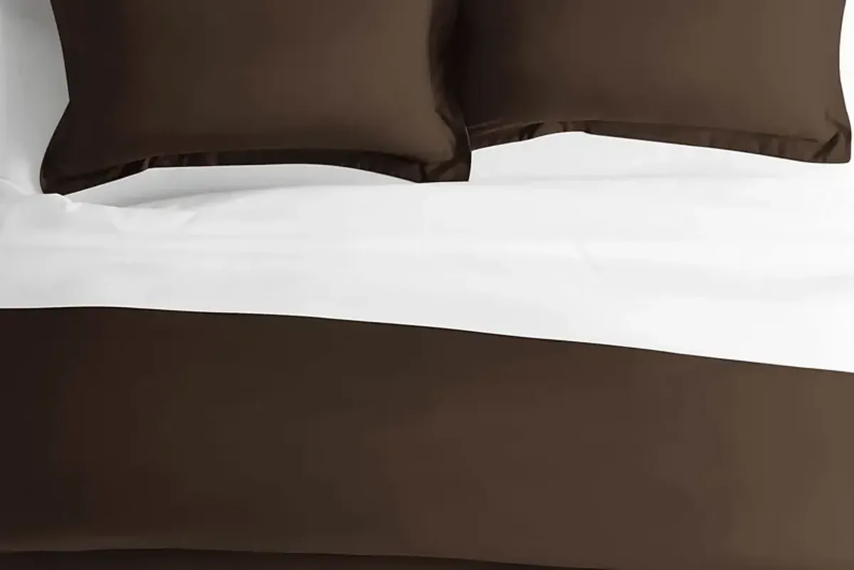 Belden Landing I Brown 3 Pc King Duvet Set