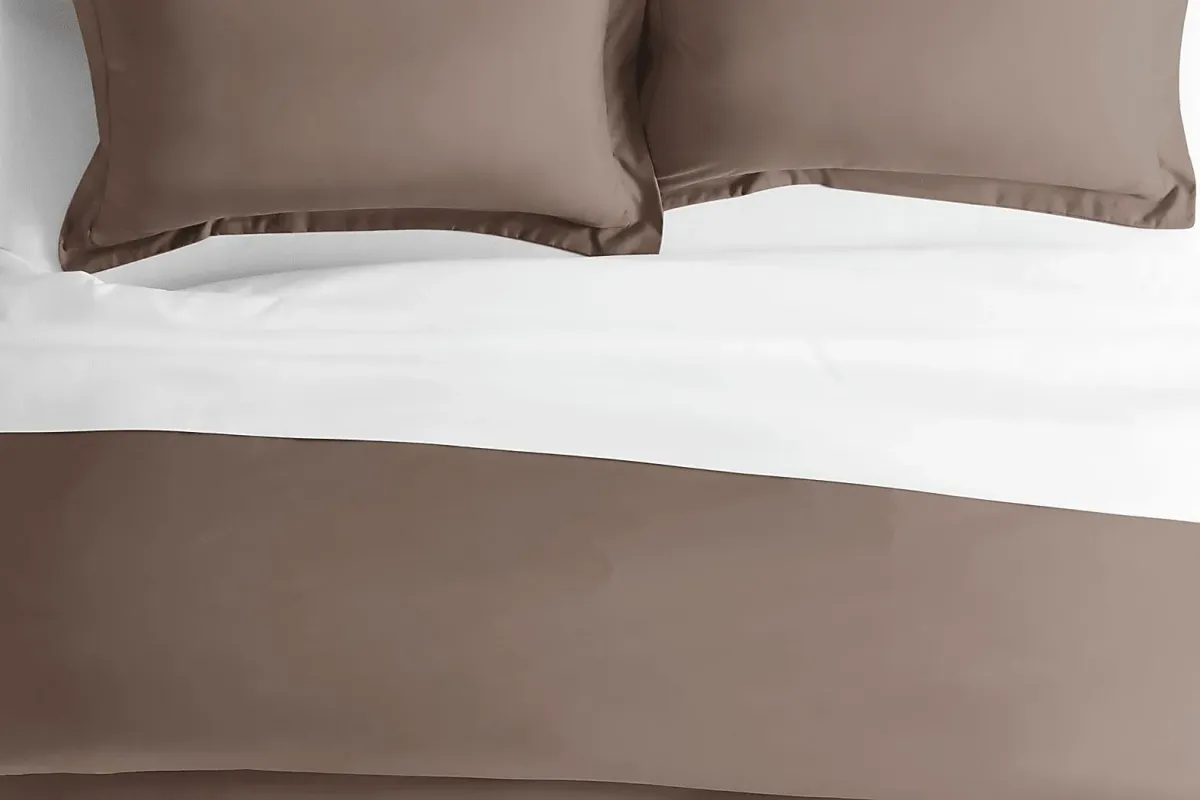 Belden Landing I Taupe 3 Pc King Duvet Set