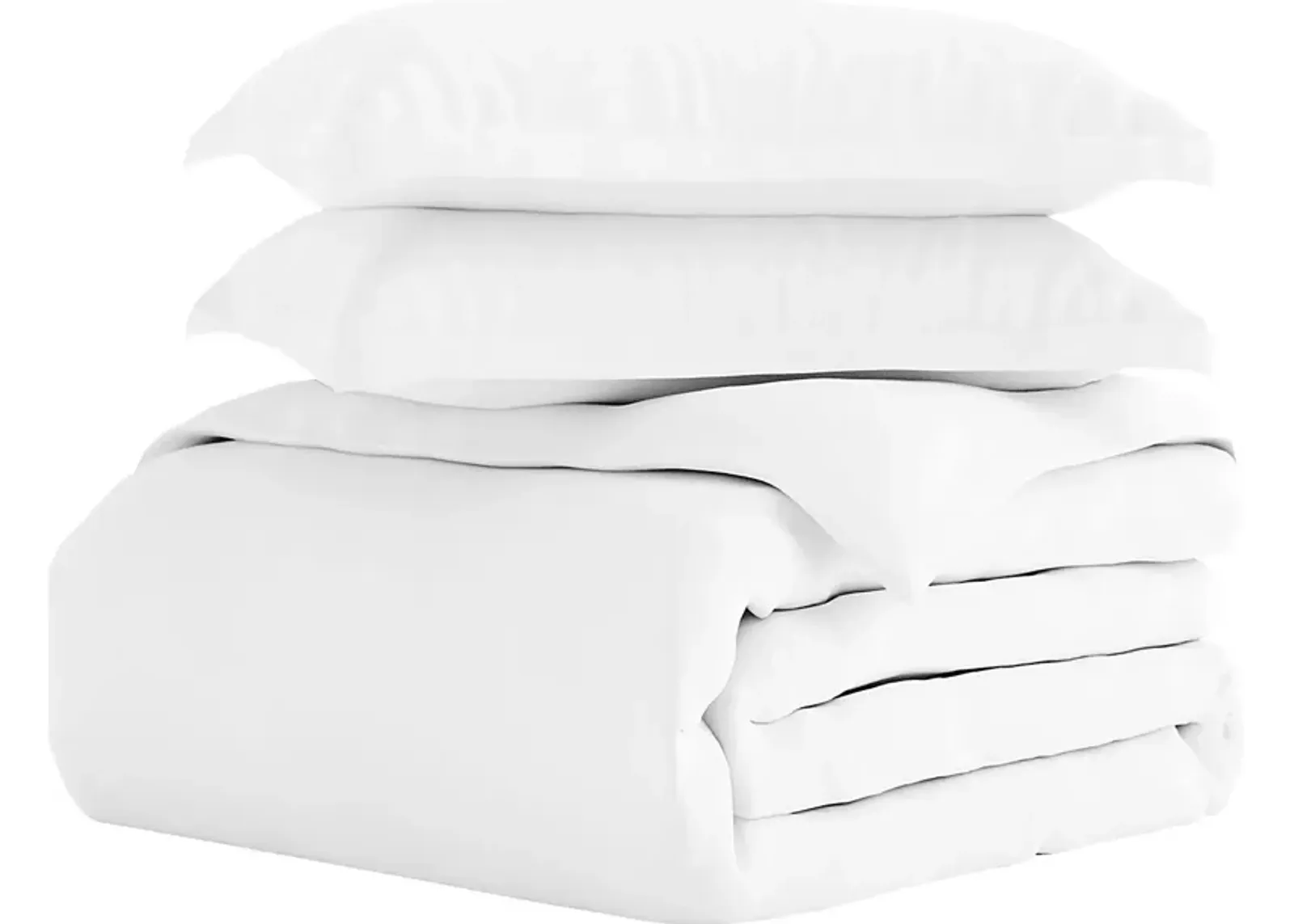 Belden Landing I White 3 Pc King Duvet Set