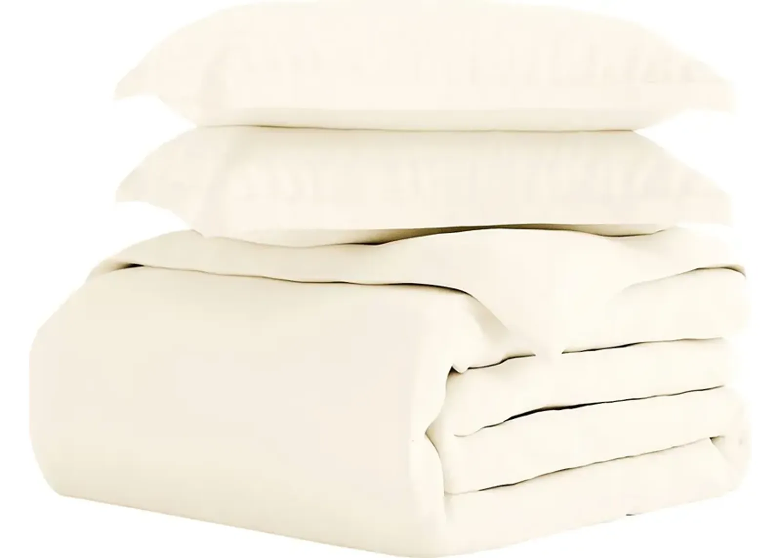 Belden Landing I Ivory 3 Pc Queen Duvet Set