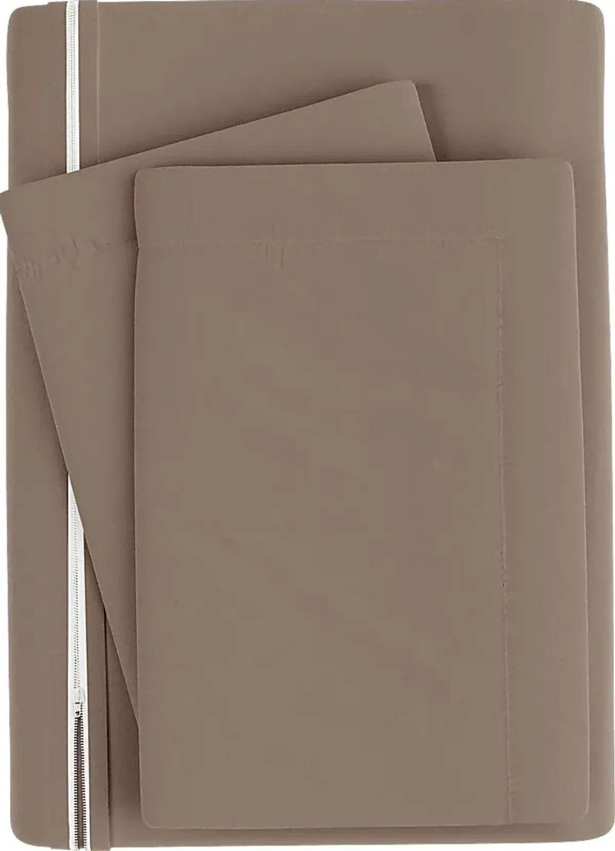 Belden Landing I Taupe 3 Pc Queen Duvet Set