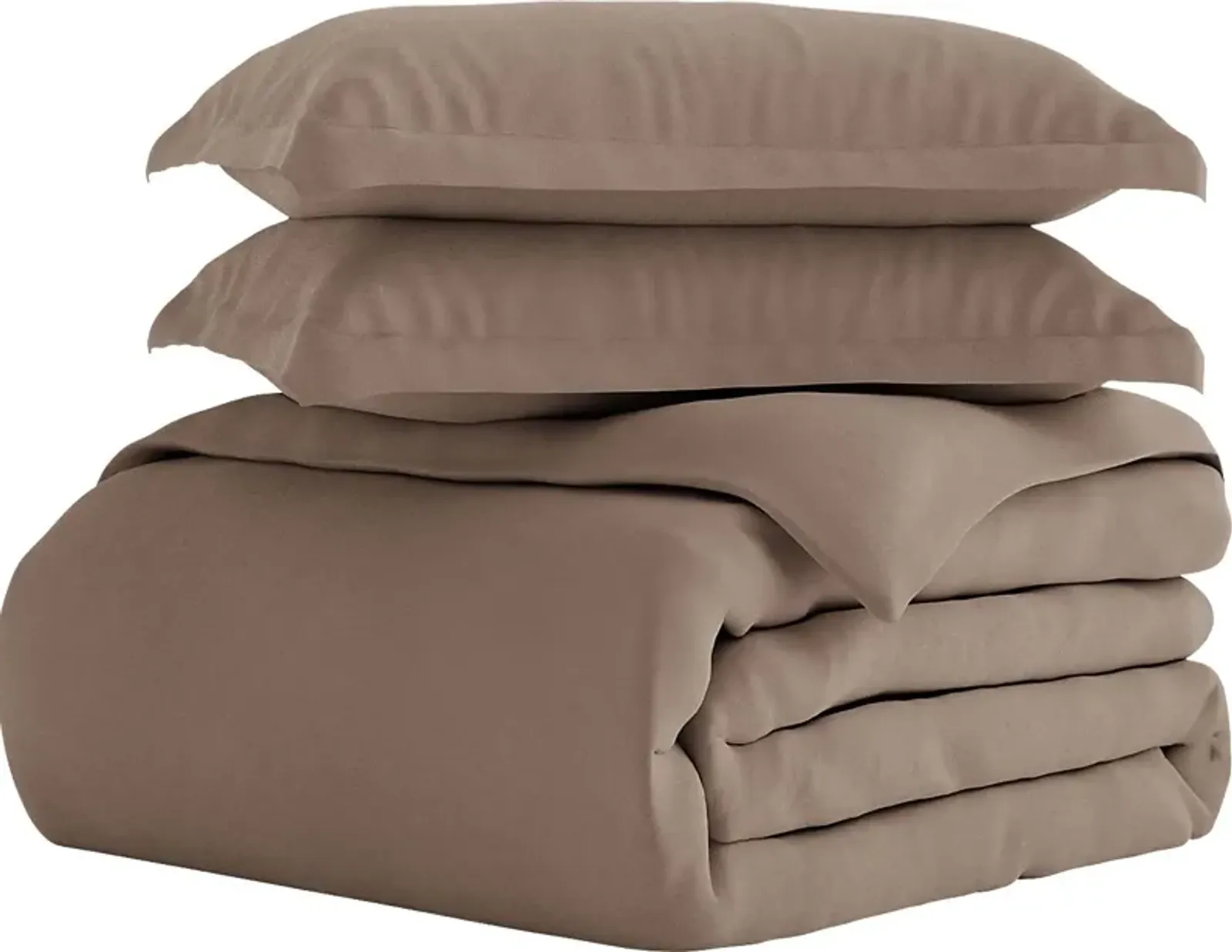 Belden Landing I Taupe 3 Pc Queen Duvet Set