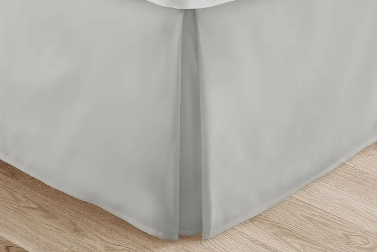 Belden Landing II Light Gray King Bed Skirt