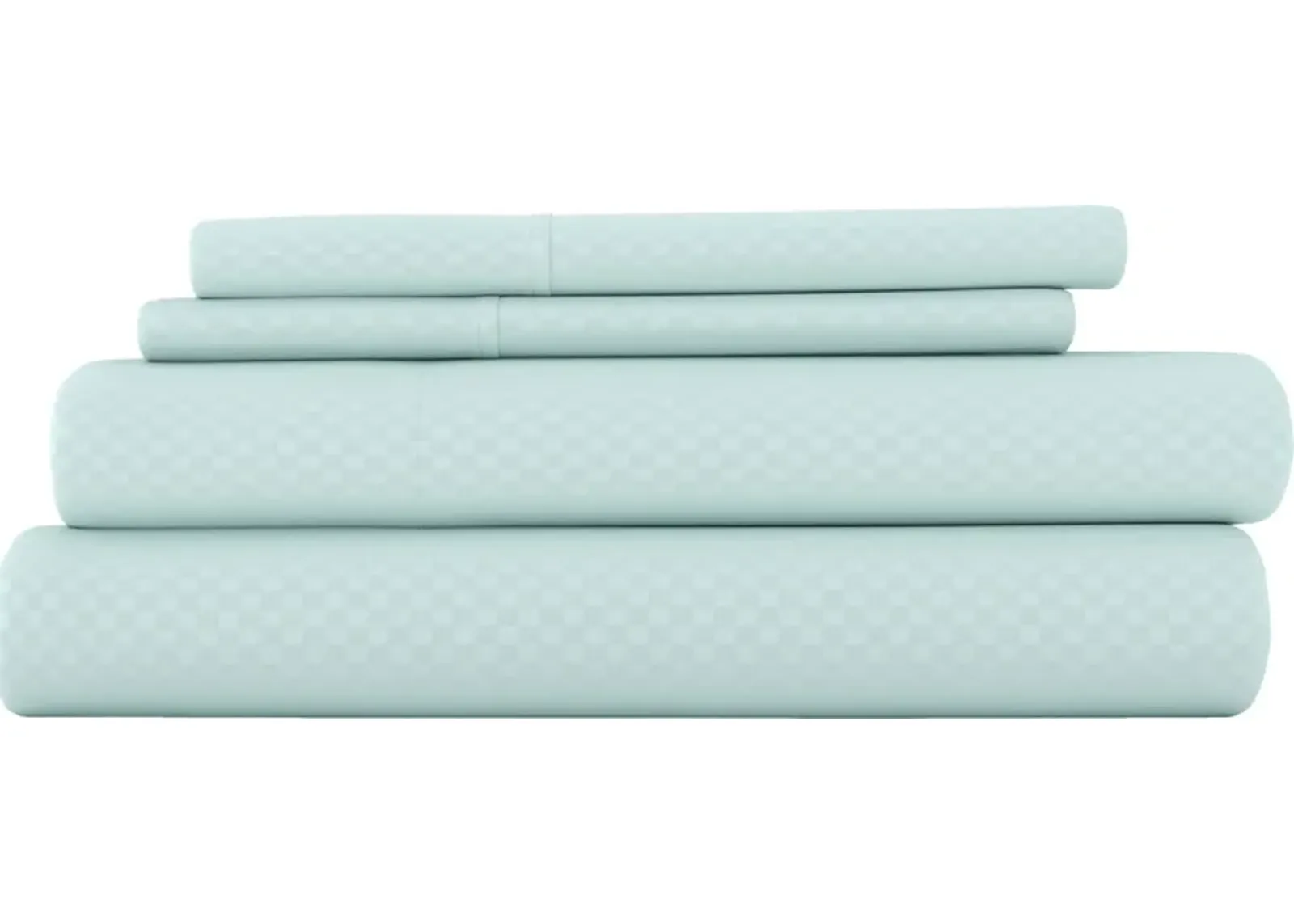 Belden Landing IV Blue 4 Pc King Bed Sheet Set