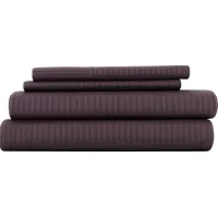 Belden Landing V Purple 4 Pc King Bed Sheet Set
