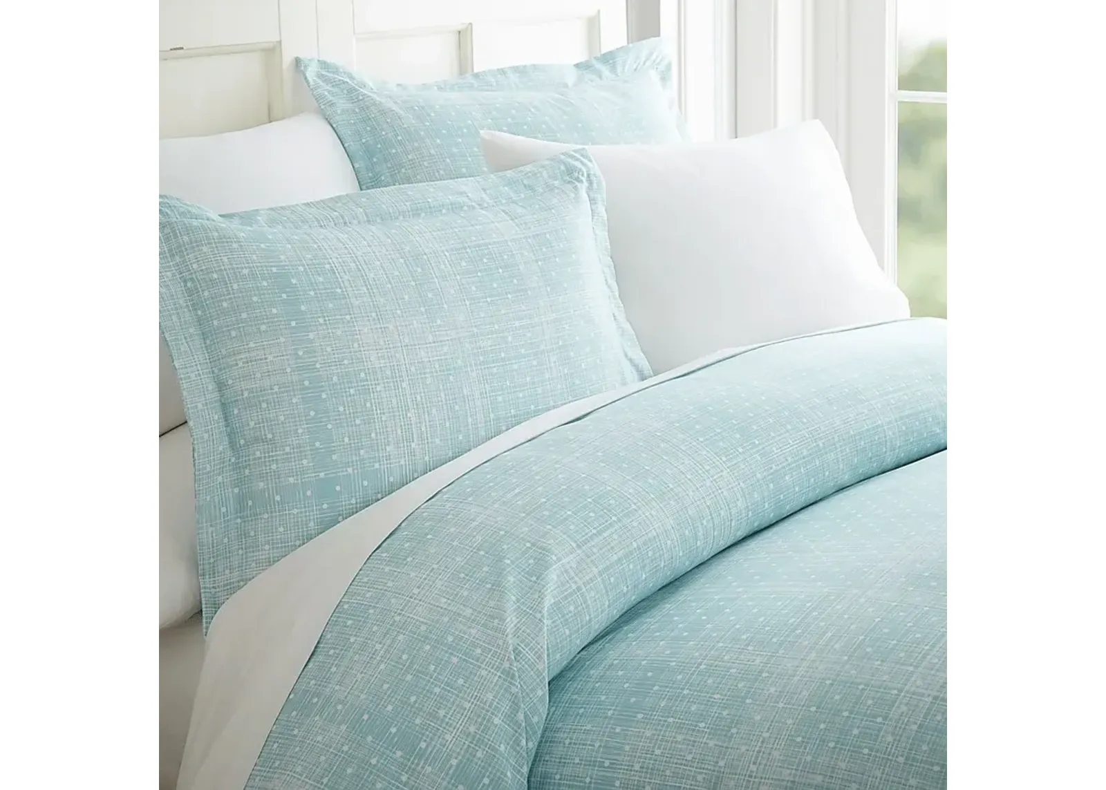 Belden Landing XIV Aqua 4 Pc King Bed Sheet Set