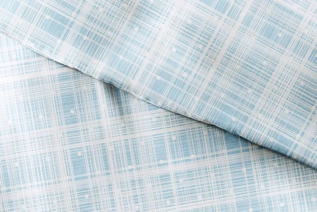 Belden Landing XVIII Aqua 3 Pc King Duvet Set