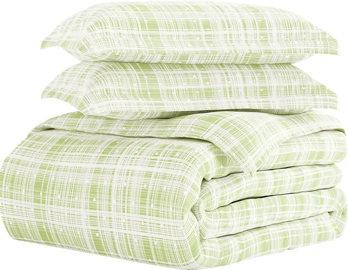 Belden Landing XVIII Moss 3 Pc King Duvet Set