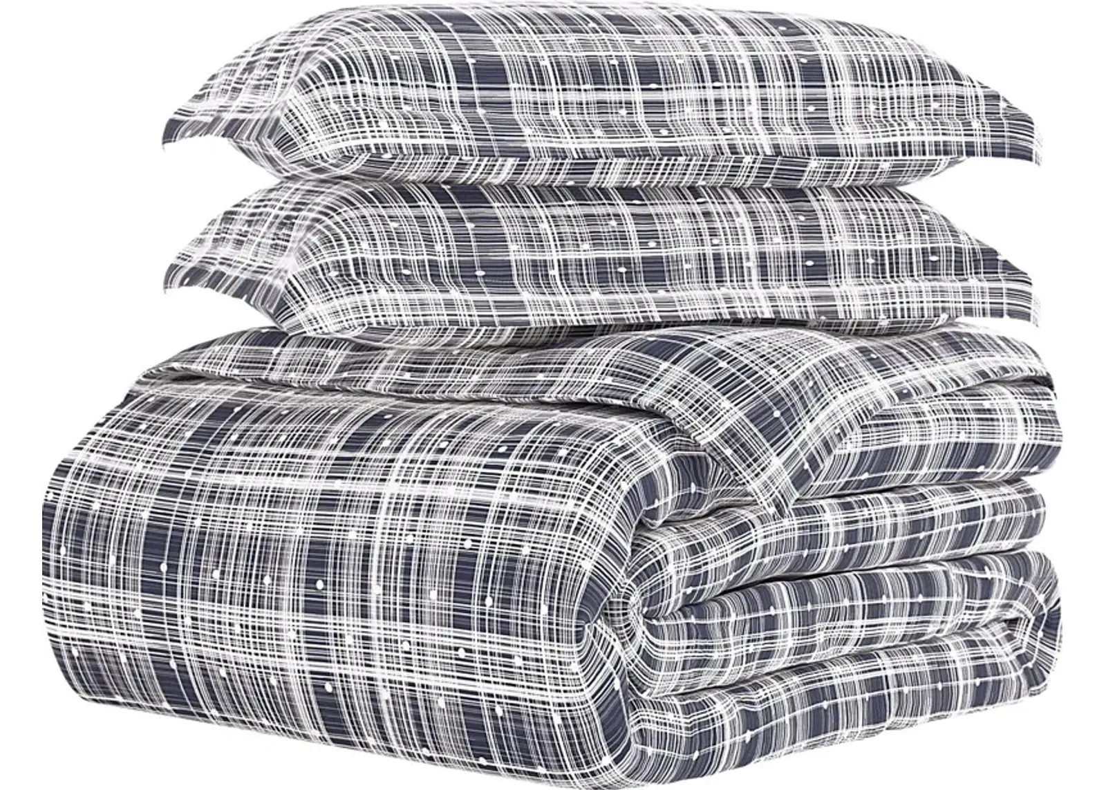 Belden Landing XVIII Navy 3 Pc Queen Duvet Set