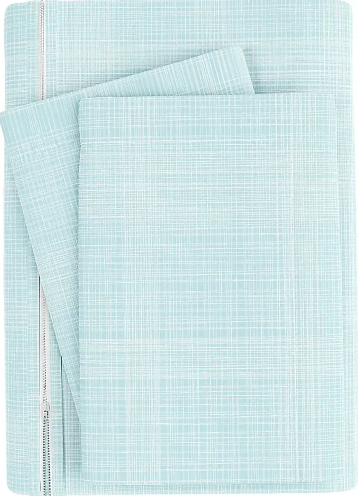 Belden Landing XX Aqua 3 Pc King Duvet Set