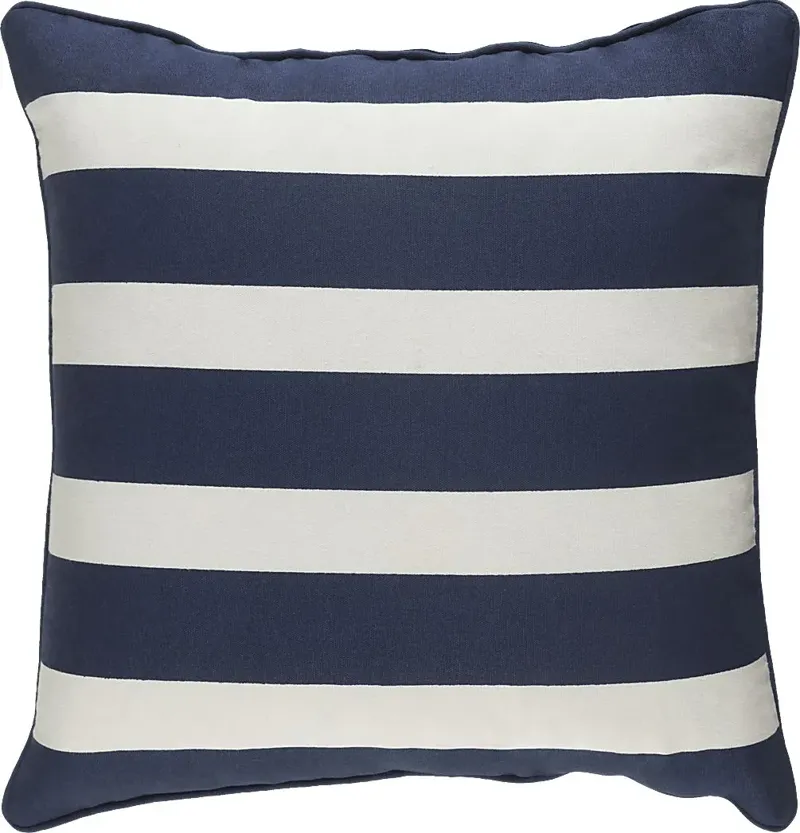 Maury Navy Accent Pillow