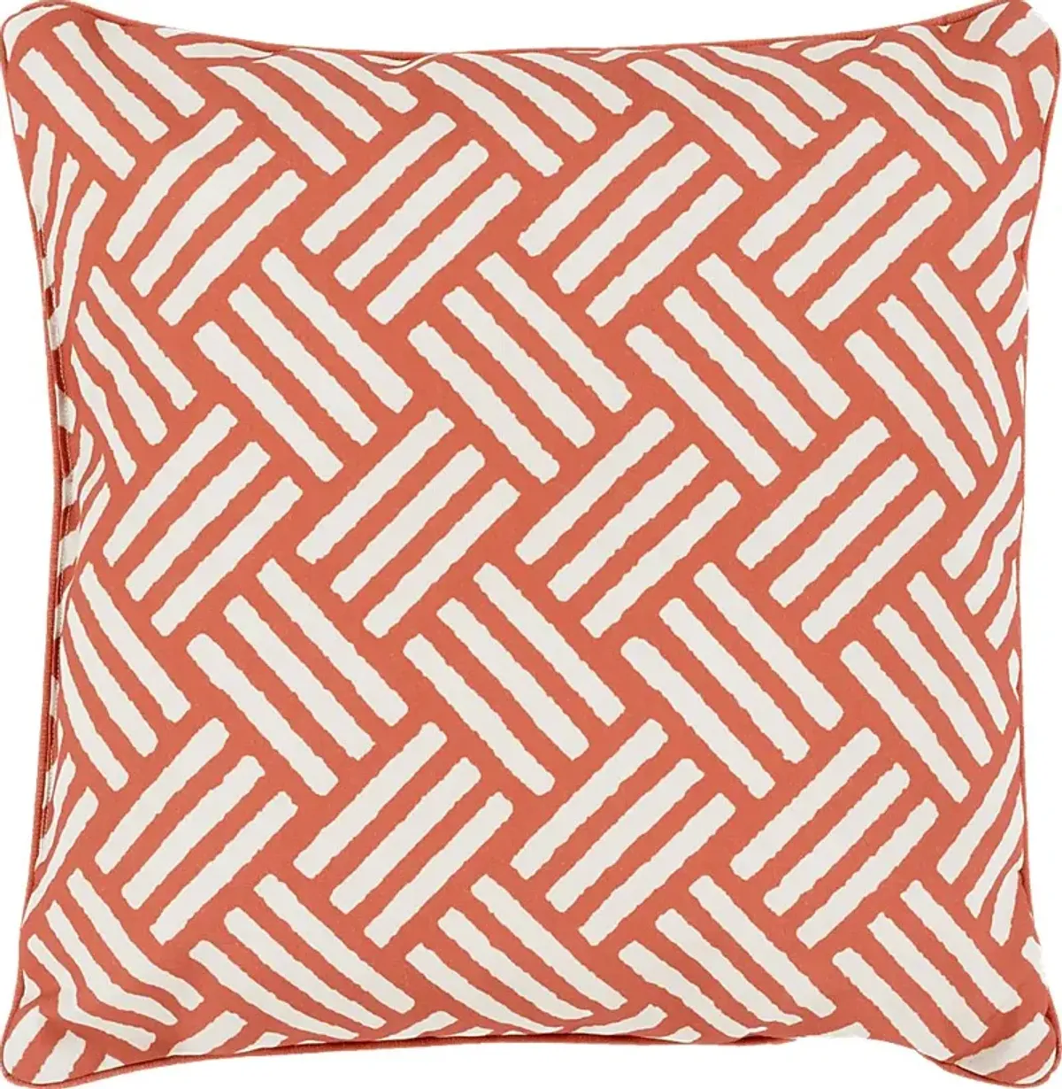 Celisa Orange Indoor/Outdoor Accent Pillow