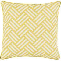 Celisa Yellow Indoor/Outdoor Accent Pillow