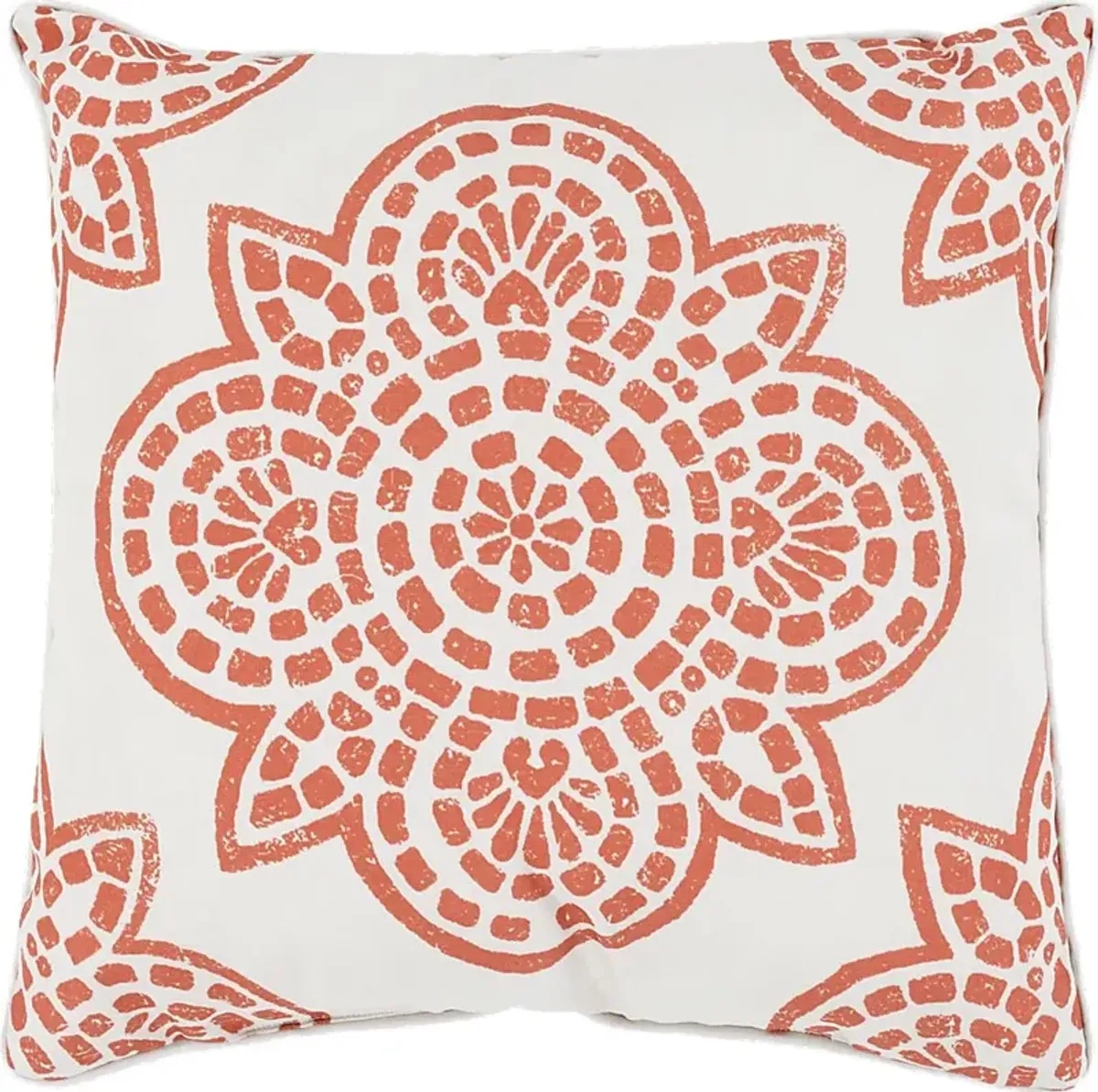 Allanna Orange Indoor/Outdoor Accent Pillow