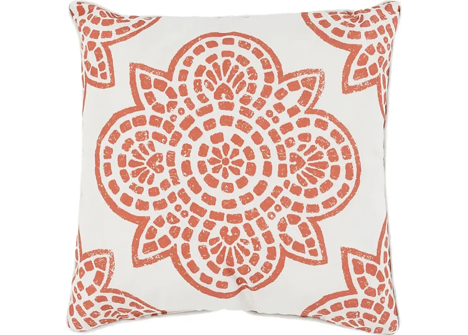 Allanna Orange Indoor/Outdoor Accent Pillow