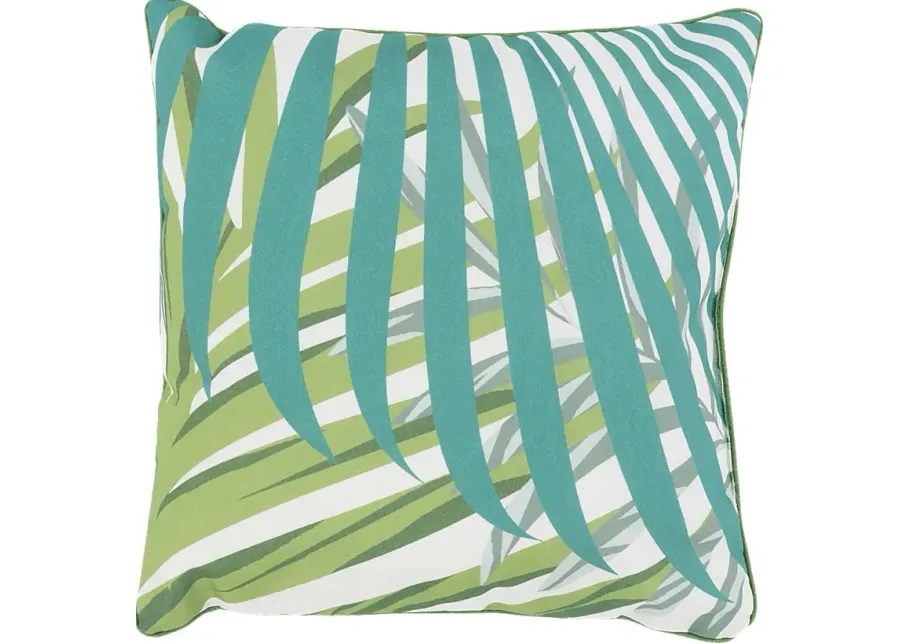 Luanna Green Indoor/Outdoor Accent Pillow