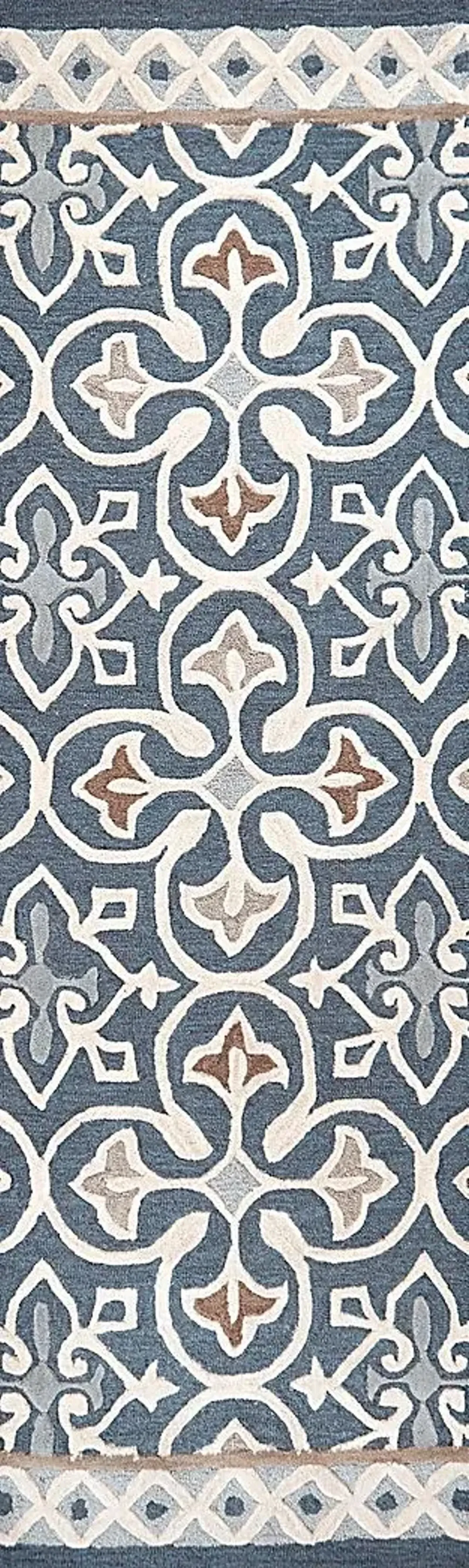 Embry Blue 2'6 x 8' Runner Rug