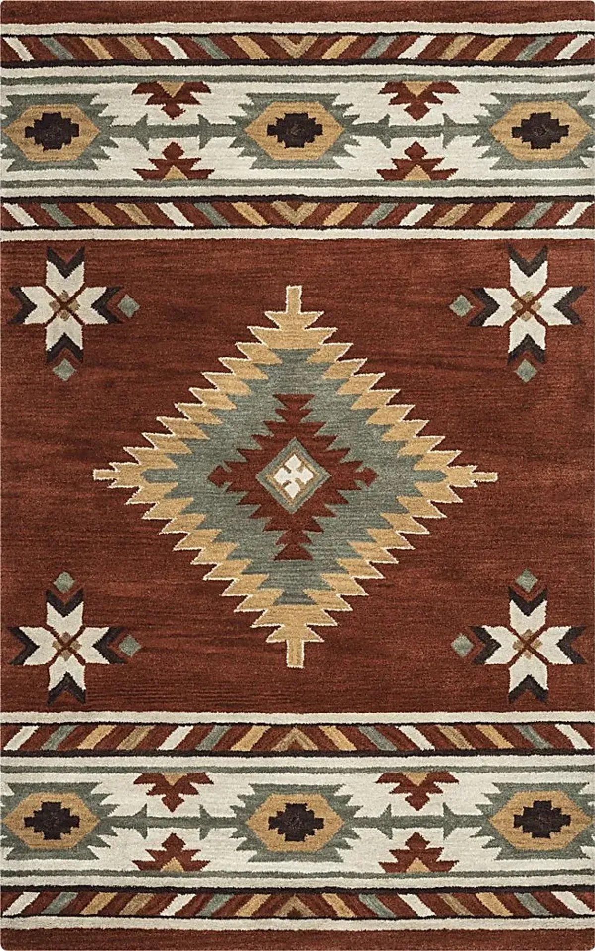 Awena Red 3' x 5' Rug