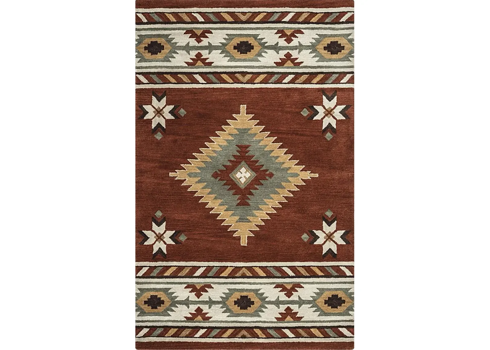 Awena Red 3' x 5' Rug