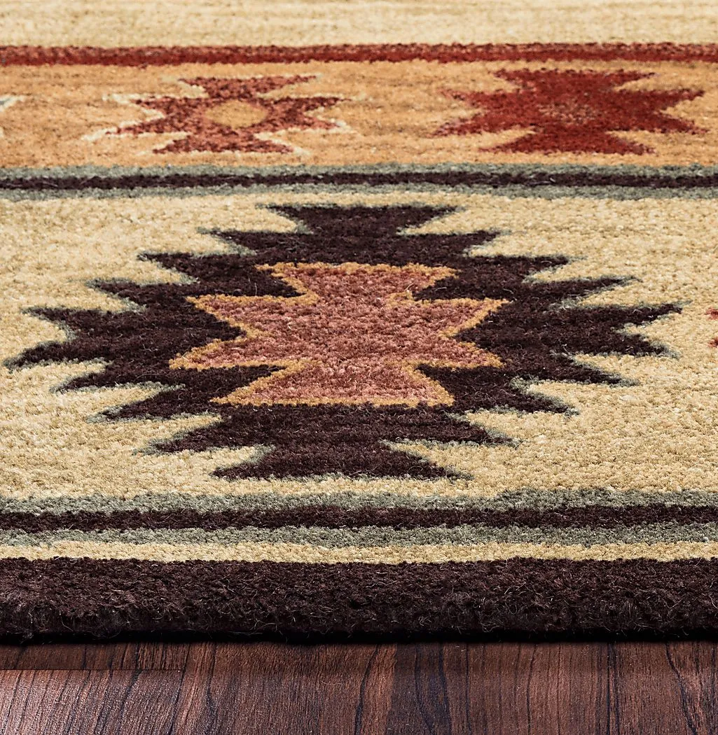 Ahnika Beige 5' x 8' Rug