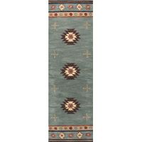 Ahnika Blue 2'6 x 10' Runner Rug