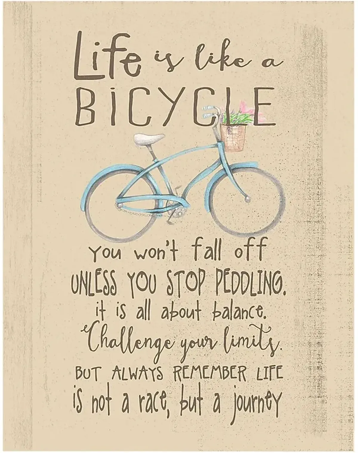 Kids Life is Like a Bicycle Artwork