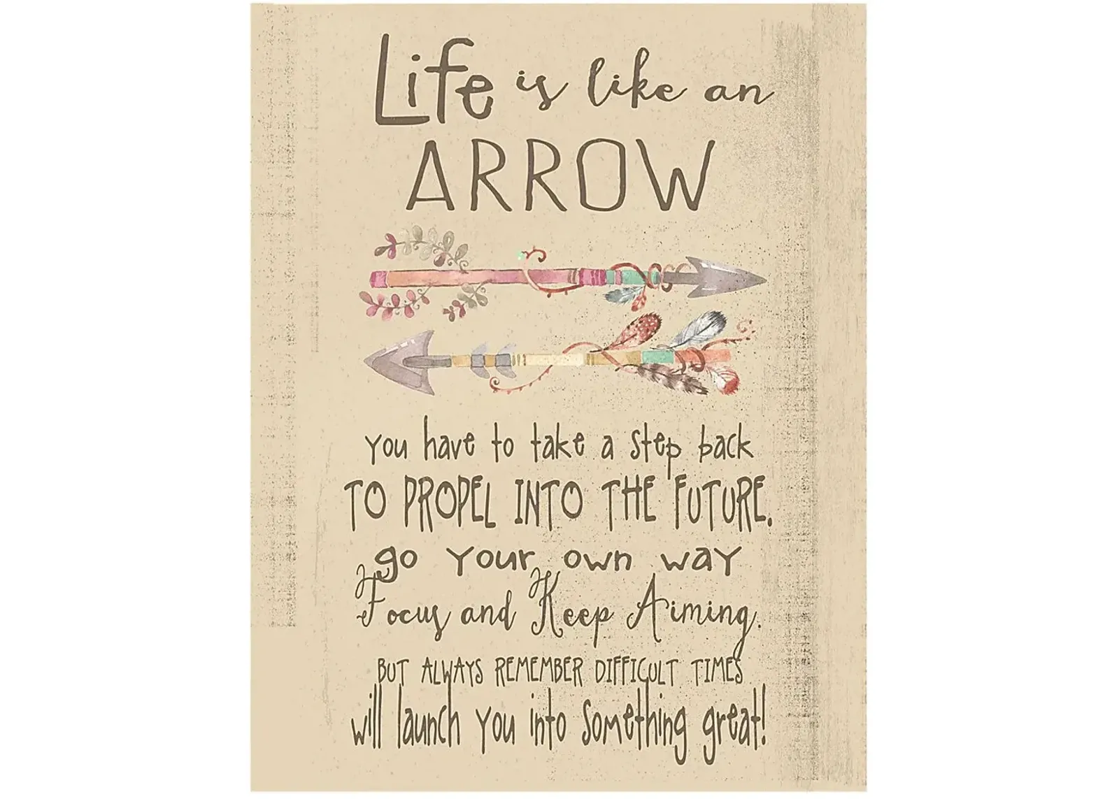 Kids Life is Like an Arrow Artwork