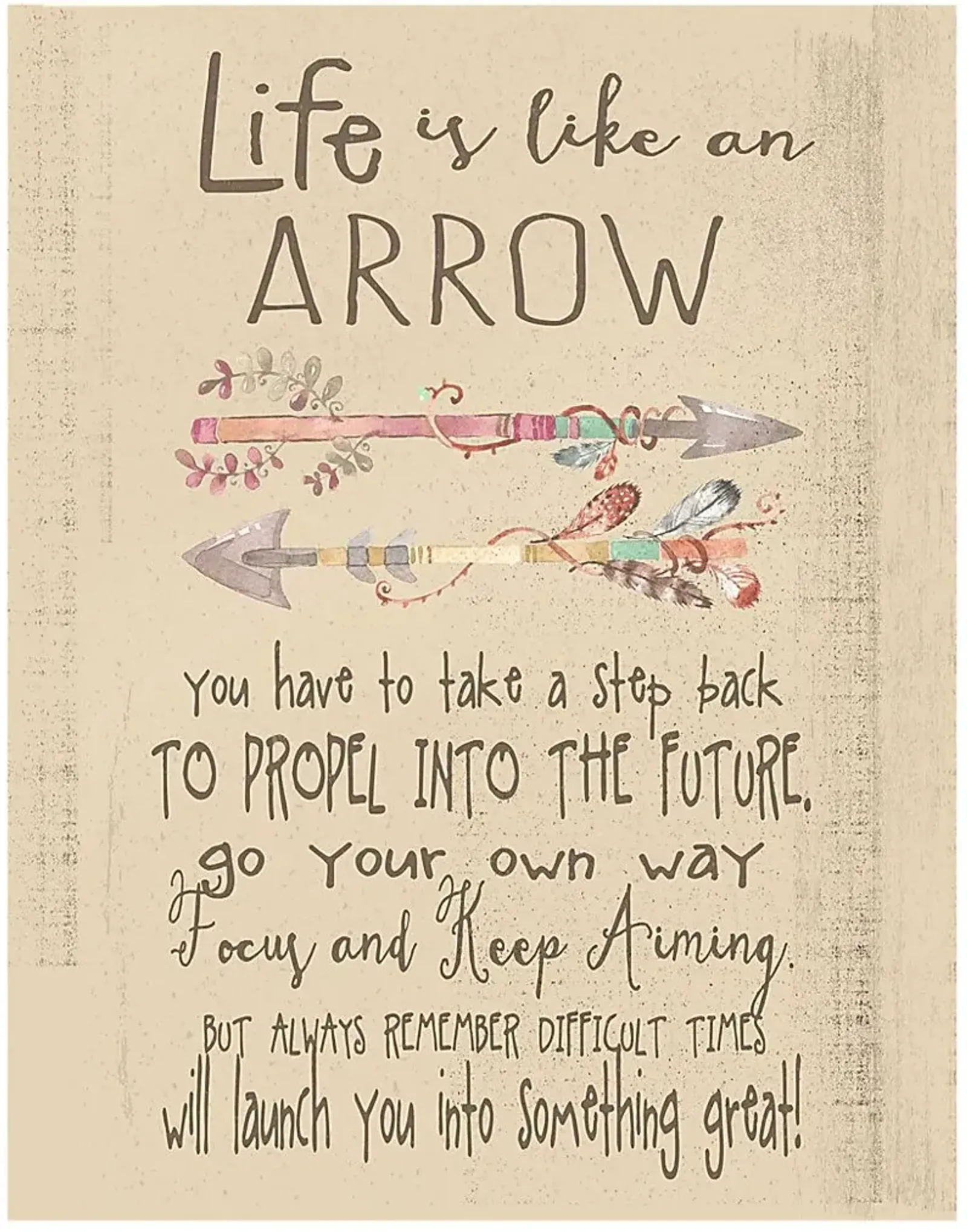 Kids Life is Like an Arrow Artwork