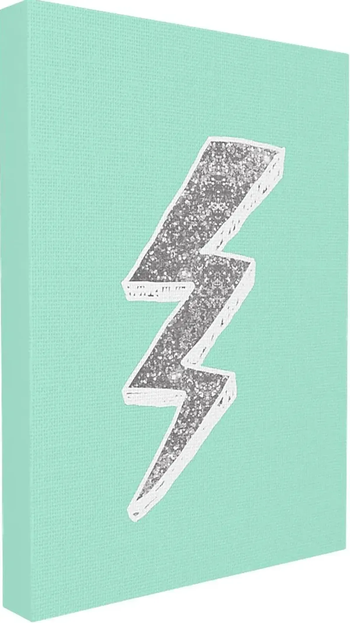 Kids Graphic Lightning Bolt Teal Artwork